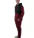 Stilo Apparel 211120HJCR Matching Sweat Set Wholes in Claret red side view