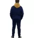 Stilo Apparel 211120HJBL Matching Sweat Set Wholes in Blue back view