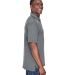 8425 UltraClub® Men's Cool & Dry Sport Performanc in Charcoal side view