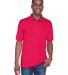 8425 UltraClub® Men's Cool & Dry Sport Performanc in Red front view