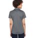 8425L UltraClub® Ladies' Cool & Dry Sport Perform in Charcoal back view