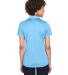 8425L UltraClub® Ladies' Cool & Dry Sport Perform in Columbia blue back view