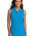 Port Authority LK110SV Dry Zone UV Micro-Mesh Slee in Coastalbl front view