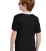 Sport Tek YST100 Sport-Tek<sup></sup> Youth Compet in Blk/white back view