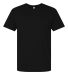 Jerzees 570MR Premium Cotton T-Shirt in Black ink front view