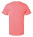 Jerzees 570MR Premium Cotton T-Shirt in Sunset coral back view