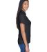 8445L UltraClub Ladies' Cool & Dry Stain-Release P in Black side view