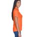 8445L UltraClub Ladies' Cool & Dry Stain-Release P in Orange side view