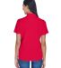 8445L UltraClub Ladies' Cool & Dry Stain-Release P in Red back view