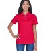 8445L UltraClub Ladies' Cool & Dry Stain-Release P in Red front view
