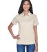 8445L UltraClub Ladies' Cool & Dry Stain-Release P in Stone front view