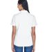 8445L UltraClub Ladies' Cool & Dry Stain-Release P in White back view