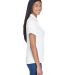 8445L UltraClub Ladies' Cool & Dry Stain-Release P in White side view