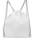 Q-Tees Q1235 Non-Woven Sportpack in White back view