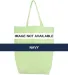 Q-Tees Q1251 Non-Woven Gusset Bottom Tote Navy front view