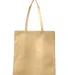 Q-Tees Q126300 Non-Woven Tote Bag in Natural back view
