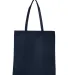 Q-Tees Q126300 Non-Woven Tote Bag in Navy back view