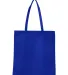Q-Tees Q126300 Non-Woven Tote Bag in Royal back view