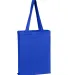 Q-Tees Q800GS Canvas Gusset Promotional Tote in Royal front view