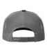 Richardson Hats 112FPR Rope Trucker Cap in Black/ charcoal back view