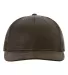 Richardson Hats 112WF Oil Cloth Trucker Cap in Brown front view