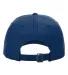 Richardson Hats 326 Brushed Canvas Dad Hat in Royal back view