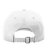 Richardson Hats 326 Brushed Canvas Dad Hat in White back view