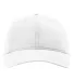 Richardson Hats 326 Brushed Canvas Dad Hat in White front view