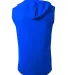 A4 Apparel NB3410 Youth Sleeveless Hooded T-Shirt in Royal back view