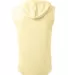 A4 Apparel NB3410 Youth Sleeveless Hooded T-Shirt in Light yellow back view