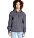 Lane Seven Apparel LS18002 Unisex Future Fleece Ho in Heather charcoal front view