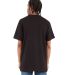 Shaka Wear Retail SHASS Adult Active Short-Sleeve  in Black back view