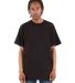 Shaka Wear Retail SHASS Adult Active Short-Sleeve  in Black front view