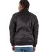 Shaka Wear Retail SHBJ Adult Bomber Jacket in Black back view