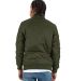Shaka Wear Retail SHBJ Adult Bomber Jacket in Olive back view