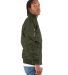 Shaka Wear Retail SHBJ Adult Bomber Jacket in Olive side view