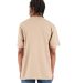 Shaka Wear Retail SHMHSS Adult Max Heavyweight T-S in Khaki back view
