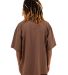 Shaka Wear Retail SHGD Garment-Dyed Crewneck T-Shi in Mocha back view