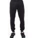 Shaka Wear Retail SHFJP Men's Fleece Jogger Pants in Black front view