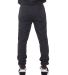 Shaka Wear Retail SHFJP Men's Fleece Jogger Pants in C grey back view