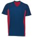 Augusta Sportswear 264 Reversible Flag Football Je in Navy/ scarlet front view