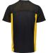 Augusta Sportswear 265 Youth Reversible Flag Footb in Black/ gold back view