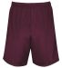 Augusta Sportswear 1850 Modified 7" Mesh Shorts in Maroon back view