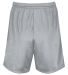 Augusta Sportswear 1850 Modified 7" Mesh Shorts in Silver back view