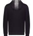 Augusta Sportswear 6900 Youth Eco Revive™ Three- in Carbon heather/ black back view