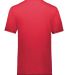 Augusta Sportswear 6843 Youth Super Soft-Spun Poly in Scarlet back view