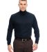 8516 UltraClub® Adult Egyptian Interlock Cotton L in Navy front view