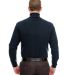 8516 UltraClub® Adult Egyptian Interlock Cotton L in Navy back view