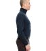 8516 UltraClub® Adult Egyptian Interlock Cotton L in Navy side view