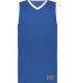 Augusta Sportswear 6887 Youth Match-Up Basketball  in Royal/ white front view